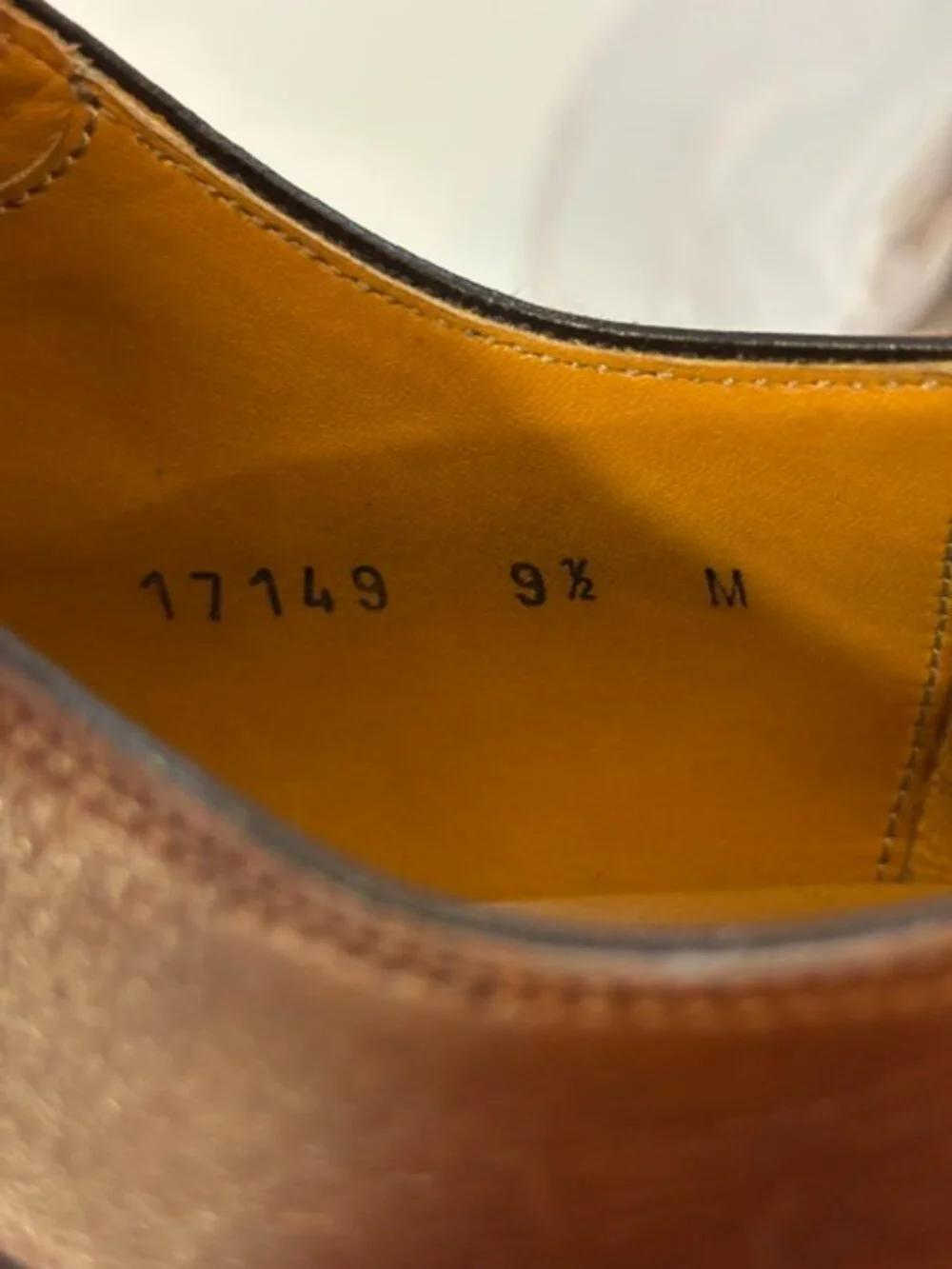 Magnanni Oxfords in Tobacco Brown Leather Men's Size 9.5M